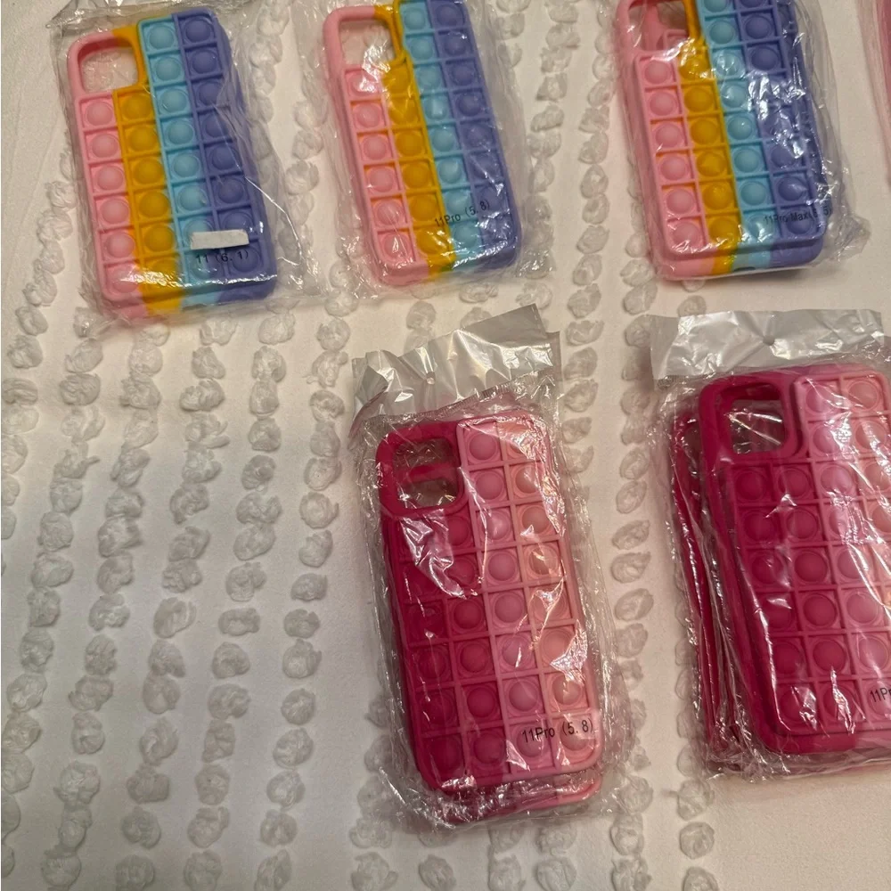 iPhone Pop It Phone Case Lot - 18 Cases Total | 12 Pro Max, 11 Pro Max, & more - Picture 3 of 13